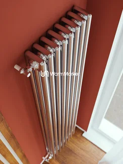 Axxinot Sentir Chrome 3180 - вертикальный трубчатый радиатор, боковое подключение N12