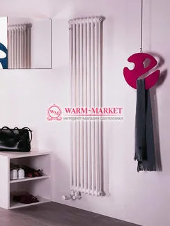 Вертикальный трубчатый радиатор Dia Norm 2180 двухтрубный, нижнее правое/левое подключение