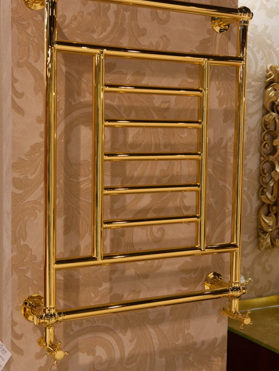 Cezares Salerno Gold - классический полотенцесушитель в стиле ретро