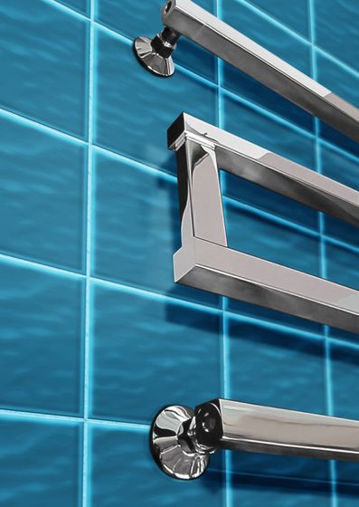 Optima - дизайн полотенцесушитель с боковым подключением