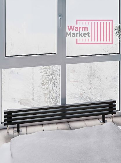 Costola 60х30 ZN - напольный трубчатый радиатор шириной 1250 мм, 2 секции