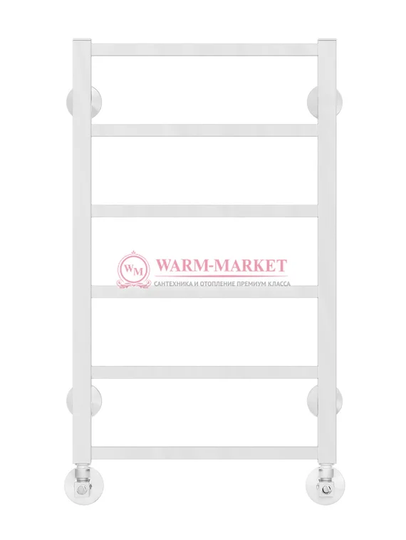 Контур П6-2 - водяной полотенцесушитель, нижнее подключение, белый