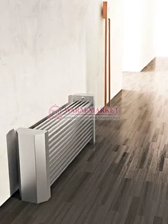 Дизайнерский полотенцесушитель из матовой полированной нержавеющей стали April Carisa