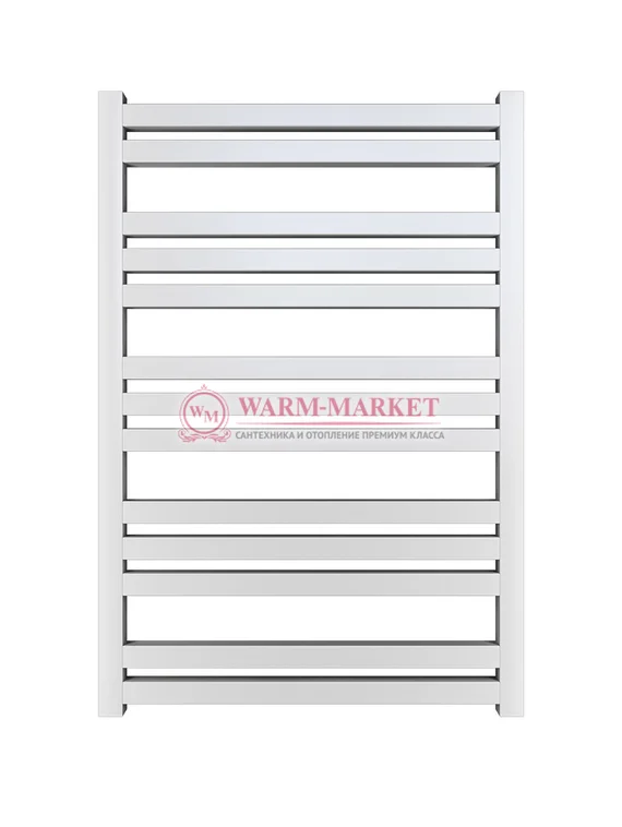 Mandarino Quadrata 500х800 - цветной полотенцесушитель из анодированного алюминия, модель 13/24