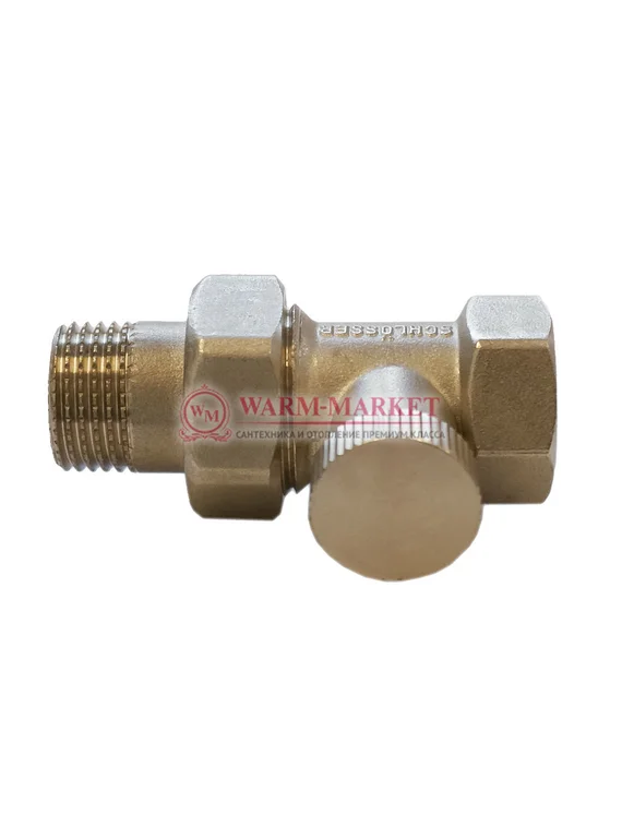 Клапан обратного потока проходной DN10 3/8 GZ x 3/8 GW