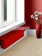 Dia Norm Ramo Compact RC 33, высотой 300 мм - панельный радиатор с бороздками боковое подключение красный
