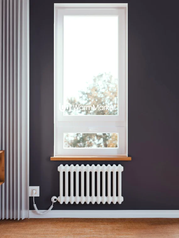 Bareng Softy Electric 2037 - электрический двухтрубный трубчатый радиатор высотой 370мм