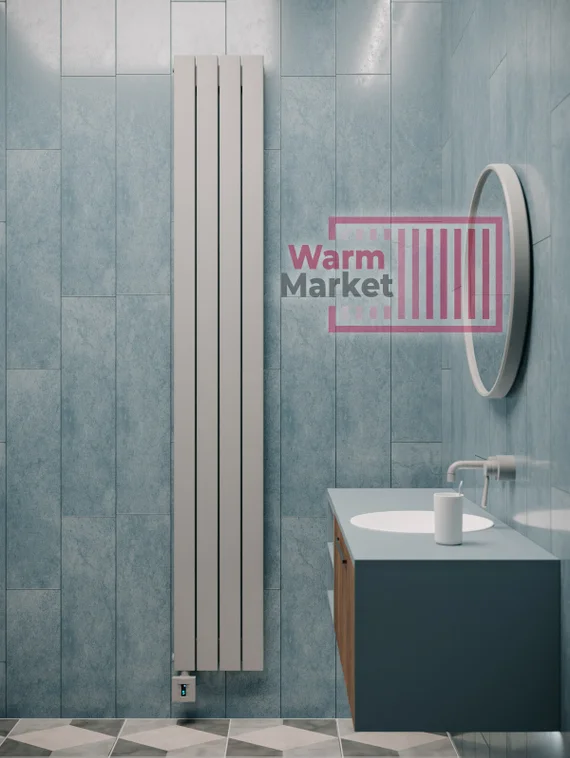 Axxinot Adero 30х60 VE - вертикальный электрический радиатор высотой 1500 мм, 7 секций