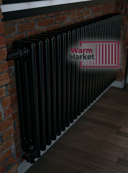 Axxinot Sentir 3050 - стальной трубчатый радиатор, нижнее подключение с термостатикой N69 твв