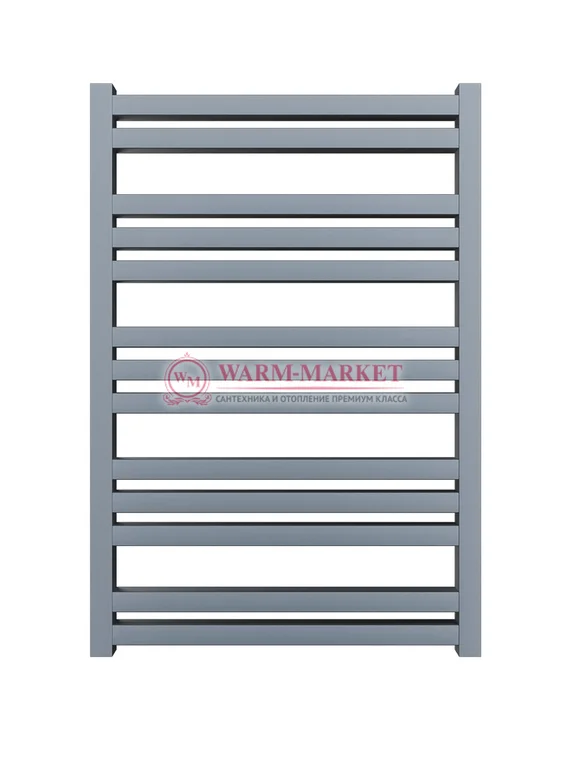 Mandarino Quadrata 500х800 - цветной полотенцесушитель из анодированного алюминия, модель 13/24