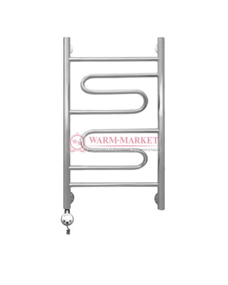 Virazh-2 - электрический дизайн-полотенцесушитель с полкой