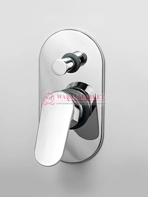 Встраиваемый комплект для душа с верхней душевой насадкой и лейкой черный А14030-Bl