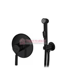 Встраиваемый комплект для биде со шлангом 100 см черный A04156-Bl