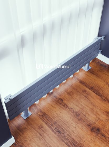 Bareng Temper ZN 2250 - напольный трубчатый радиатор шириной 2250 мм, боковое подключение