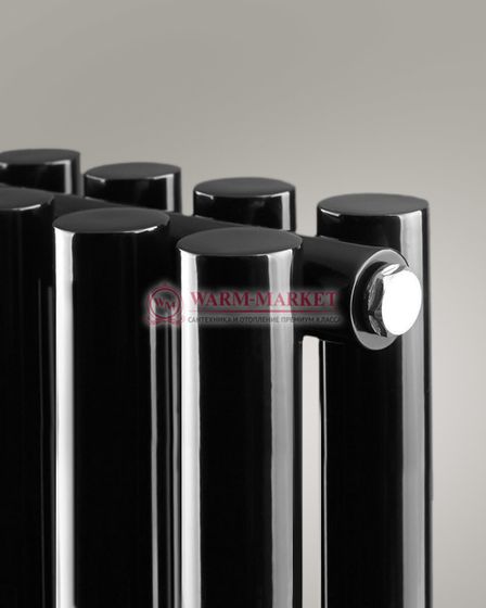 Garmonia A 40 V 2 - вертикальный трубчатый радиатор высотой 1784 мм чёрного цвета
