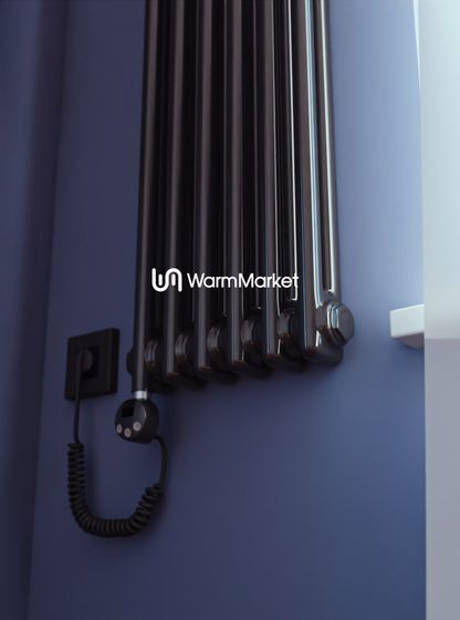 Bareng Softy Electric 2150 - электрический вертикальный двухтрубный трубчатый радиатор высотой 1500 мм