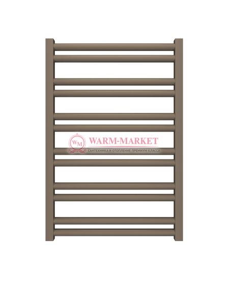 Mandarino Tubo 500х800 - цветной полотенцесушитель из анодированного алюминия, модель 12/21