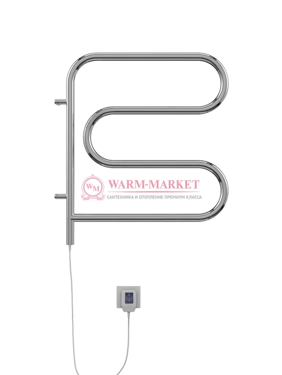 F-образный электрический полотенцесушитель