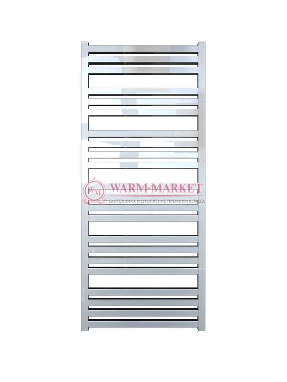 Mandarino Quadrata 500х1200 - цветной полотенцесушитель из анодированного алюминия, модель 22/120