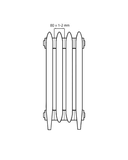 Windsor 350 - чугунный дизайн радиатор