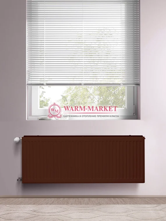 Dia Norm Compact С 21s, высотой 500 мм - панельный радиатор с боковым подключением коричневый