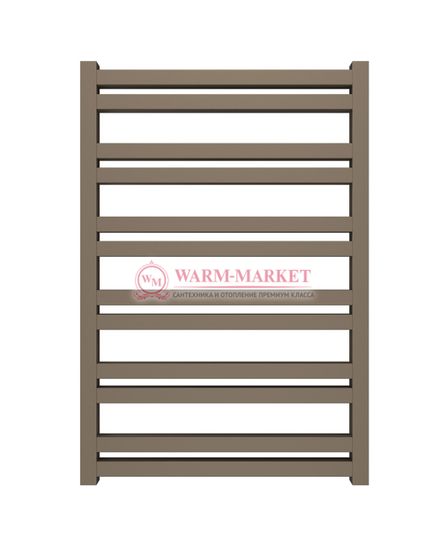 Mandarino Quadrata 500х800 - цветной полотенцесушитель из анодированного алюминия, модель 12/21