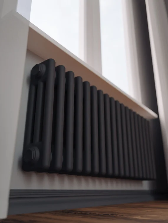 Bronto Pipe 3050 - трехтрубный трубчатый радиатор высотой 500 мм, боковое подключение