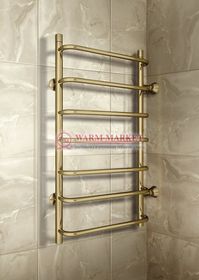 Полотенцесушитель Warmer B Standart 800х400х500 - 8 перекладин  с боковым подключением, античная бронза