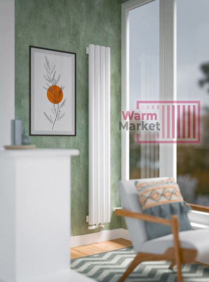 Axxinot Rendo 57 V - вертикальный водяной радиатор высотой 1500 мм, 4 секции