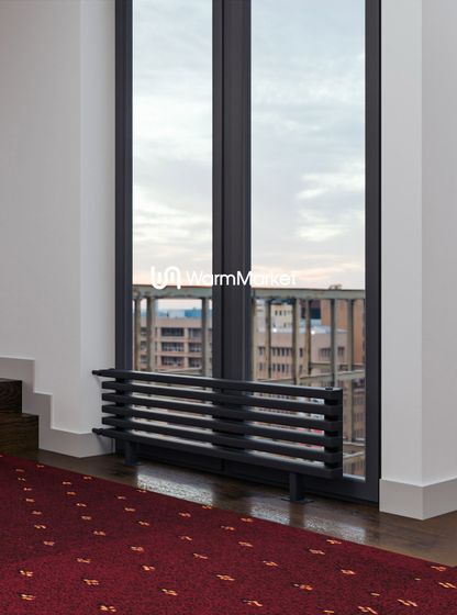 Bareng Select ZN 2250 - напольный трубчатый радиатор шириной 2250 мм, боковое подключение