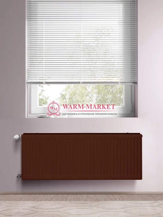 Dia Norm Compact С 22, высотой 500 мм - панельный радиатор с боковым подключением коричневый