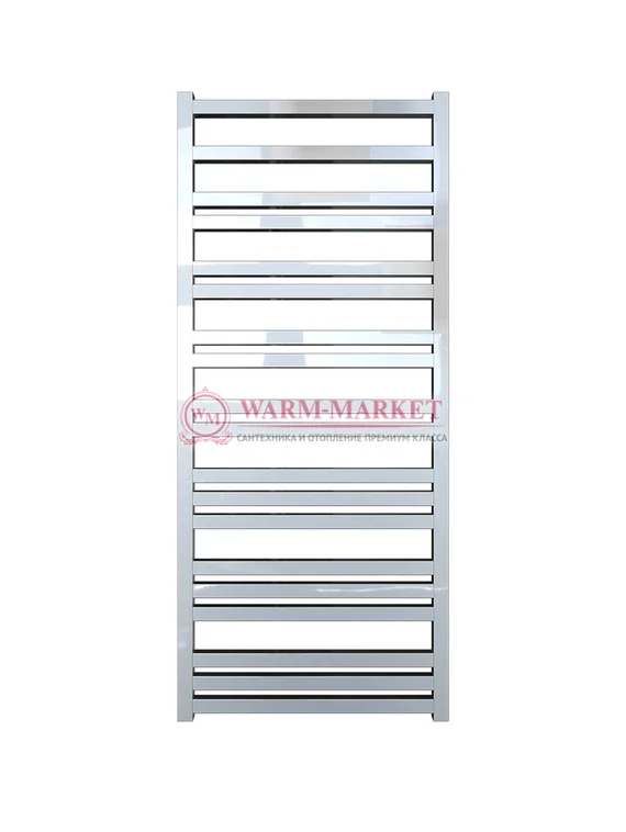 Mandarino Quadrata 500х1200 - цветной полотенцесушитель из анодированного алюминия, модель 19/65