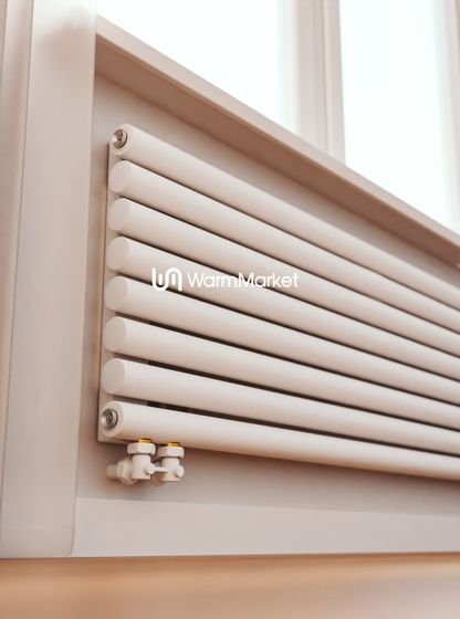 Bareng Monte Z 1250 - горизонтальный трубчатый радиатор шириной 1250 мм, нижнее левое подключение