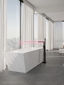 Напольный смеситель для ванны черный  Dinkel 5821-Bl