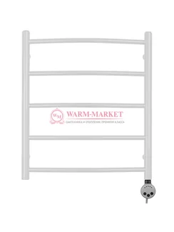 Полотенцесушитель электрический Solent Grevol SR-010 600х500 П5 белый