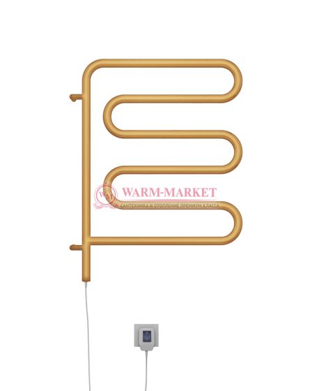 Ш-образный поворотный электрический полотенцесушитель