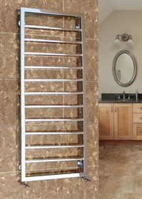 Corsa - дизайн полотенцесушитель с квадратными и круглыми формами