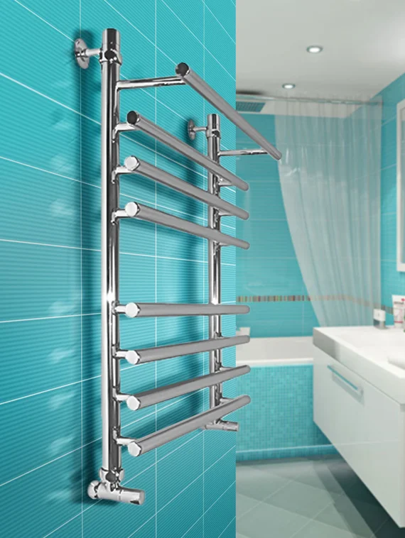 Sofia E - электрический полотенцесушитель с выдвинутыми вперед верхними перекладинами