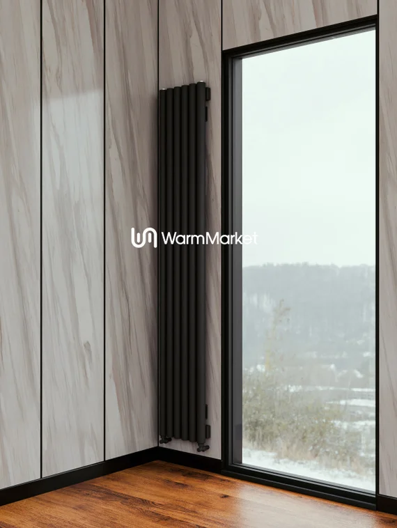 Bareng Monte V 1250 - вертикальный трубчатый радиатор высотой 1250 мм, нижнее разнесенное подключение