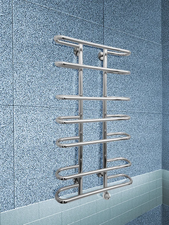 Furror E - электрический полотенцесушитель с округлыми перекладинами