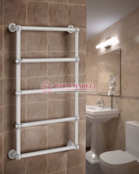 Полотенцесушитель Warmer Bomond в ретро стиле 1000х500 мм, 5 перекладин