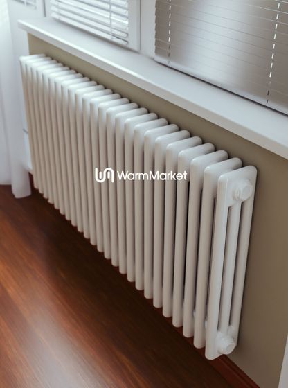 Bareng Softy 3080 - трехтрубный трубчатый радиатор высотой 800 мм, нижнее подключение с термостатикой