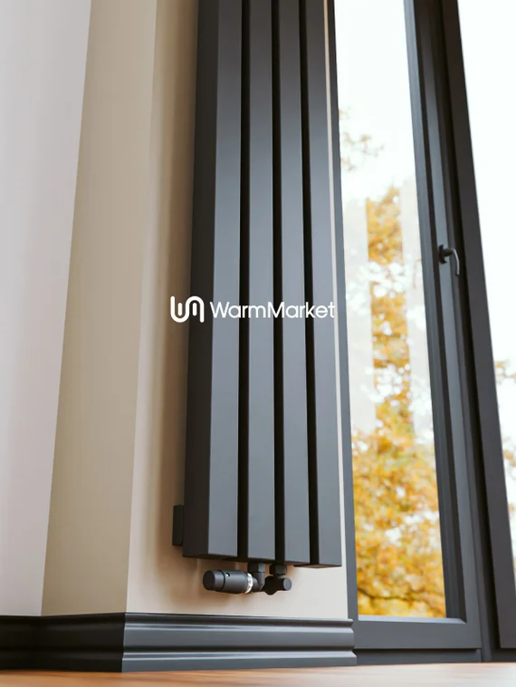 Bareng Livian V 1250 - вертикальный трубчатый радиатор высотой 1250 мм, нижнее центральное подключение