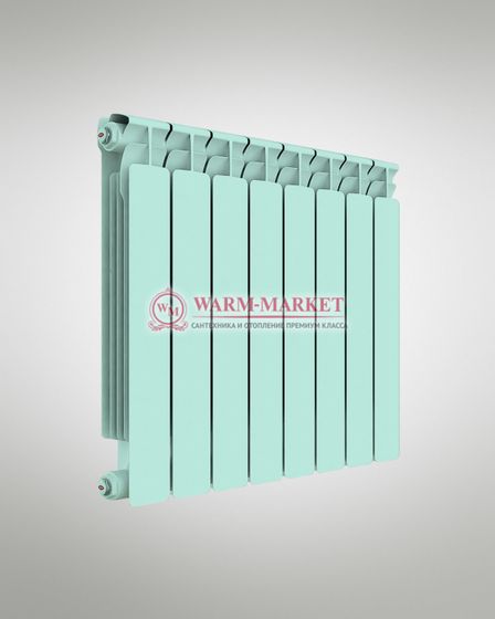Rifar Alp Ral 500 - цветной биметаллический радиатор с боковым подключением