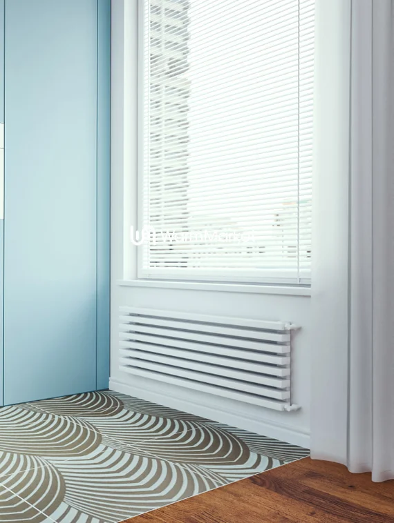 Bareng Select Z 3000 - горизонтальный трубчатый радиатор шириной 3000 мм, боковое подключение