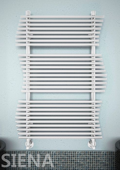 Siena  - водяной  дизайн  полотенцесушитель необычной формы. | Фото