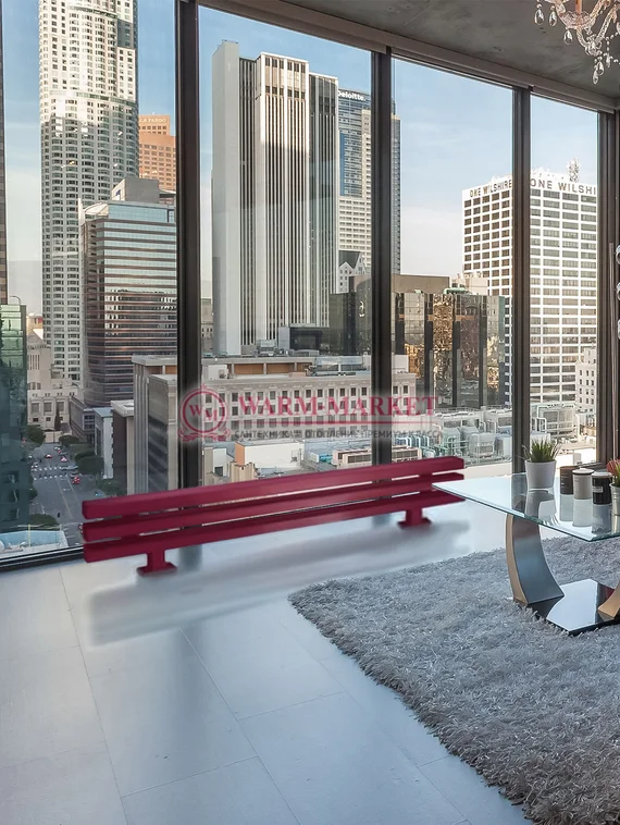 Steel N 30х60 1000 - напольный трубчатый дизайн-радиатор, 10 секций