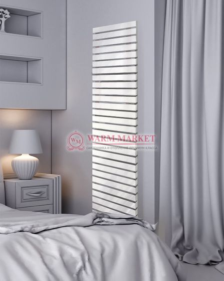Steel VL 50х30 1800 - вертикальный трубчатый дизайн-радиатор шириной 330 мм, 30 секций