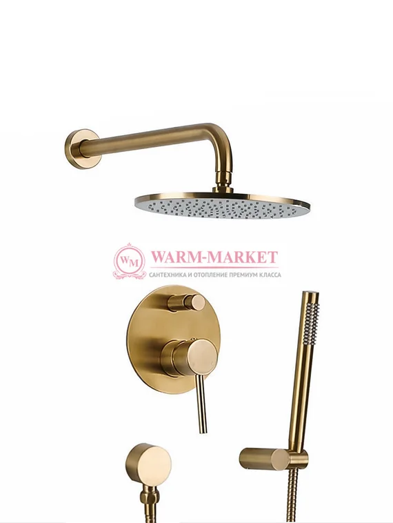 Душевой комплект Warmer Bronze Line 400301-8D