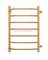 Виктория П7 - водяной полотенцесушитель, боковое подключение, цвет бронза